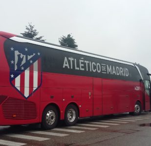 TRANSPORT DES JOUEURS DE L'ATLETICO DE MADRID